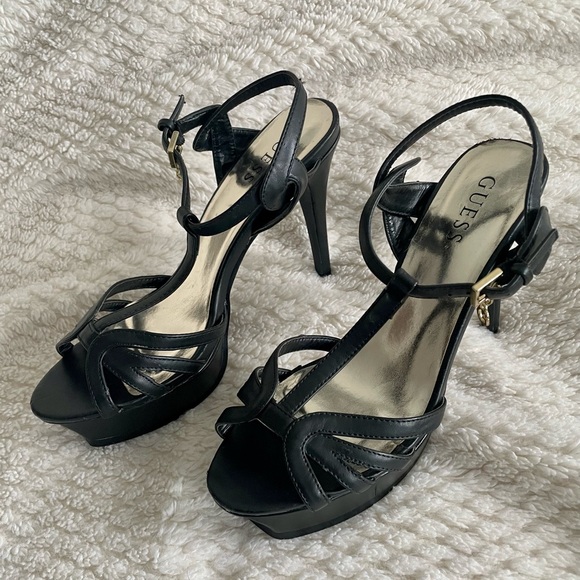 GUESS Platform heels sz 8.5 - Picture 3 of 3